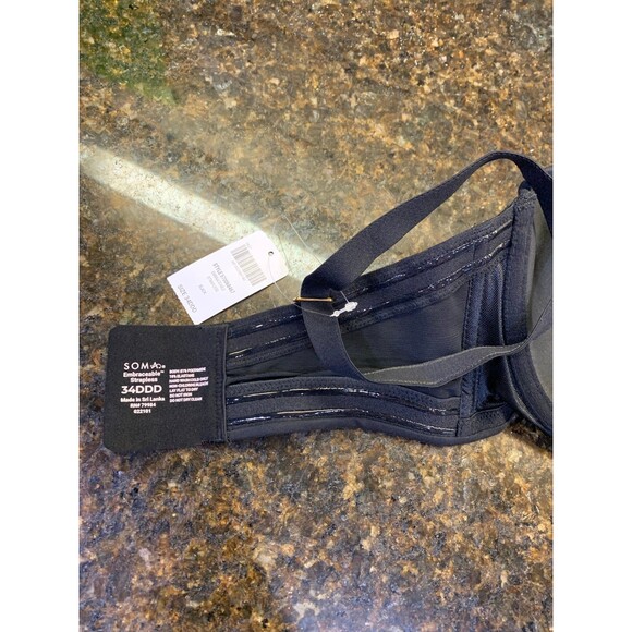 Soma Embraceable Strapless Multi-Way Bra Black 34 DDD NWT - Picture 4 of 7